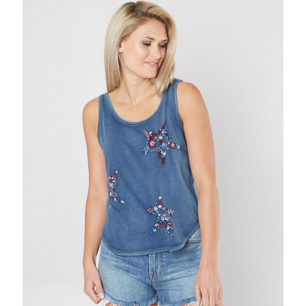 NEW Lucky Brand 4th of July Star Tank Top